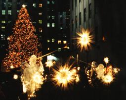Weihnachtsbaum vor dem Rockefeller Center