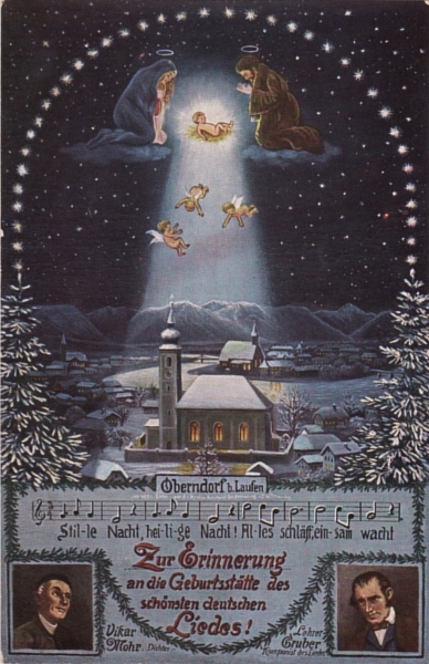 Stille Nacht Postkarte