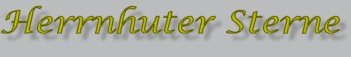 Herrnhut und Herrnhuter Sterne